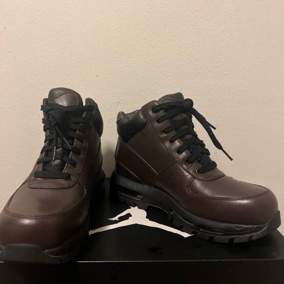 2011 Men\'s Nike Air Max Goadome ACG Brown/black Boots Size 8.5 RARE main image 5